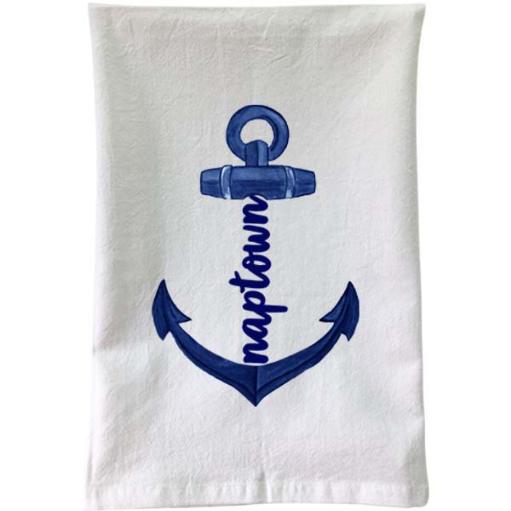 Naptown High - Quality 100% Cotton Anchor Flour Sack Towel for Easy Use