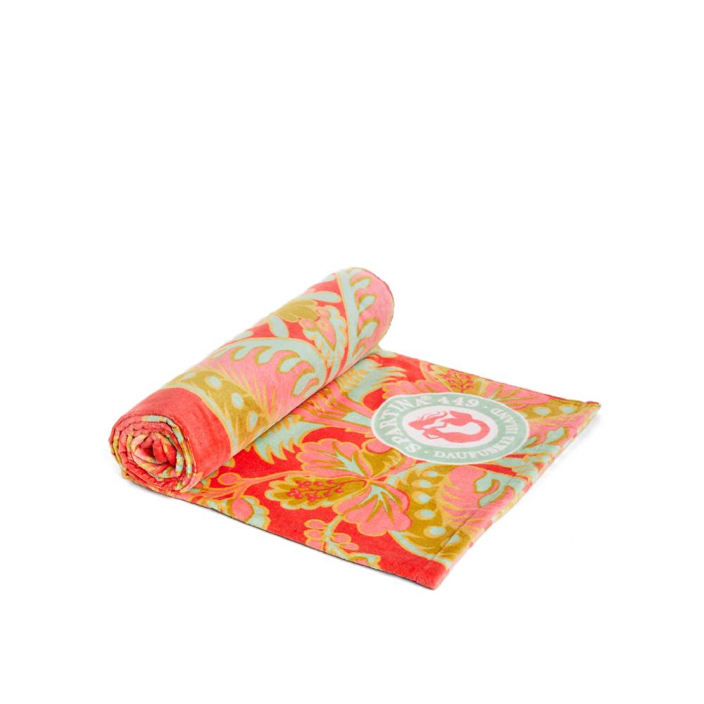 Luxurious Oversized Spartina River Club Damask Beach Towel