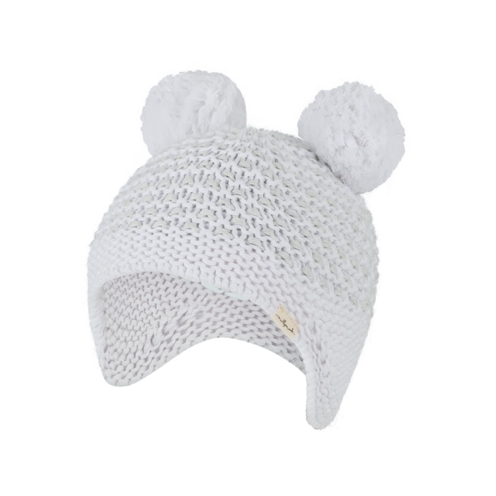 Millymook Soft and Breathable Baby Girl Kylie Peru Hat with Bunny Ears