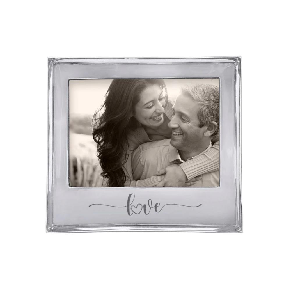 Mariposa Branded LOVE Signature 5x7 Picture Frame for Making a Statement