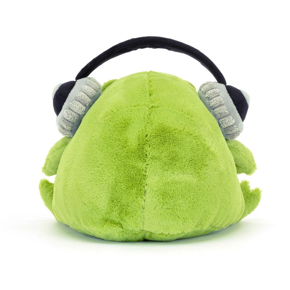 Jellycat Adorable Green Ricky Rain Frog Headphones for Stress Relief