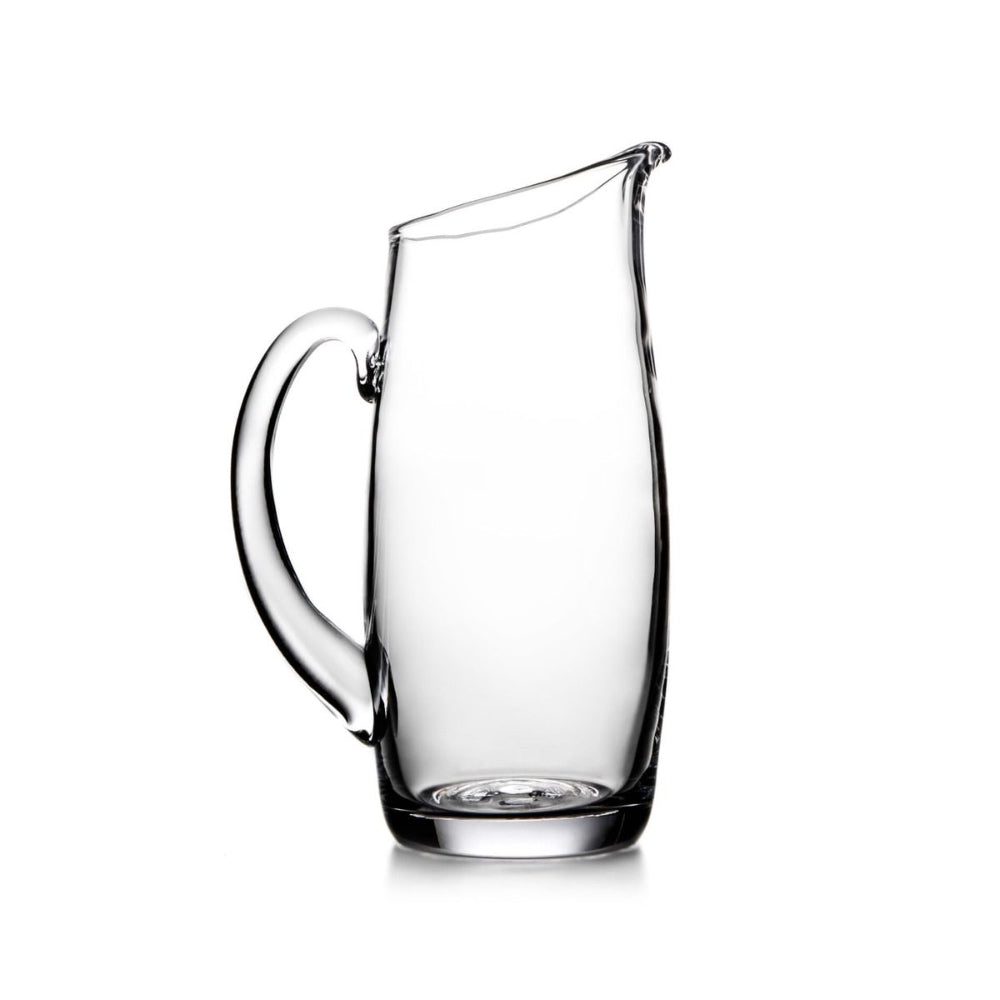 Simon Pearce Handmade Glass Addison Pitcher for Formal and Everyday Use