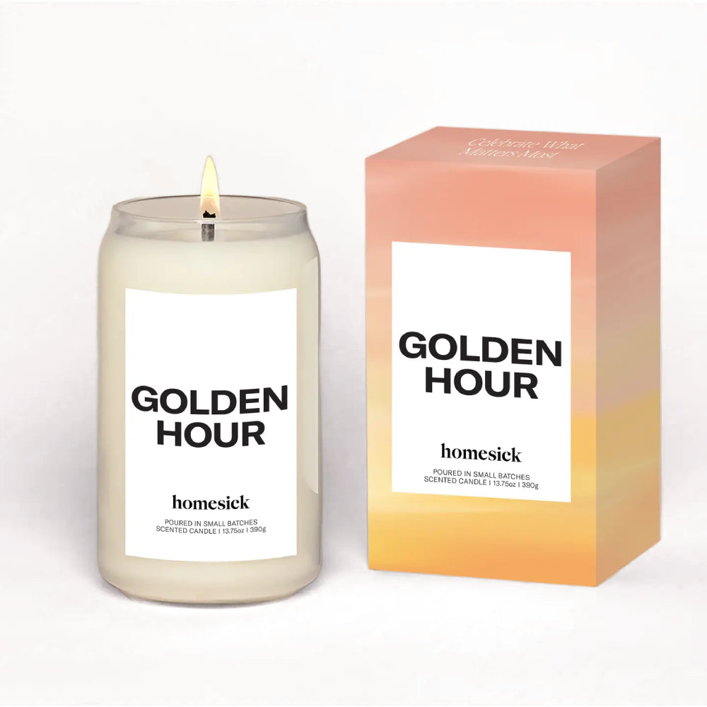 Homesick Golden Hour Scented Candle for a Cozy Home Ambiance