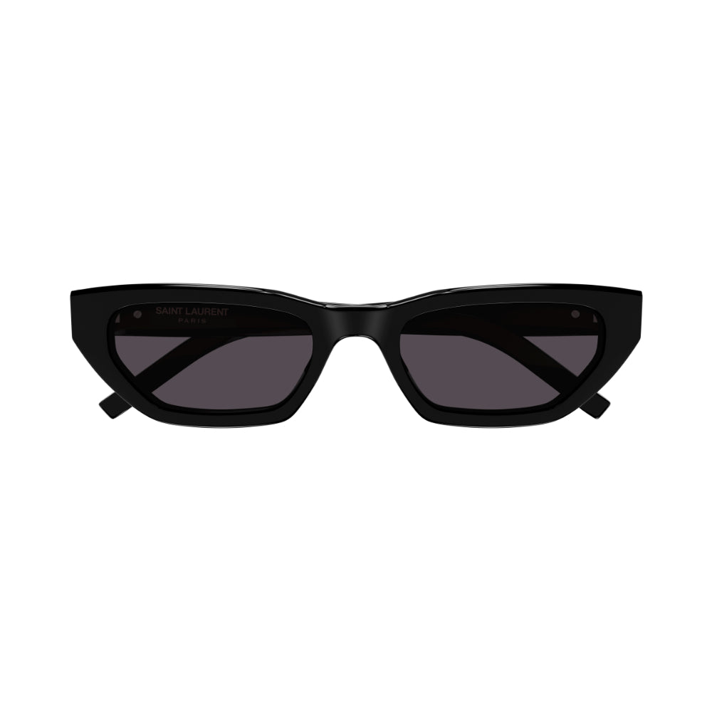 Stylish Saint Laurent Unisex Monogram Cat-Eye Sunglasses in Classic Black