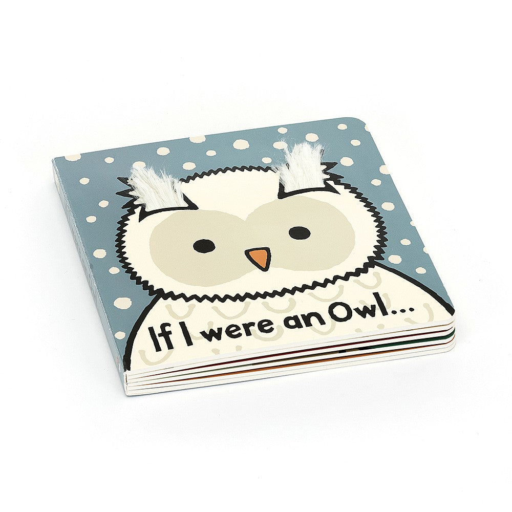 Jellycat Bedtime Board Book - If I Were An Owl, A Playful and Inspiring Book