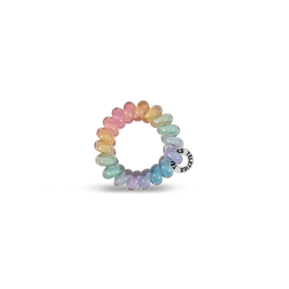 TELETIES Branded Tiny Hair Tie Set - Pack of 5 Pieces