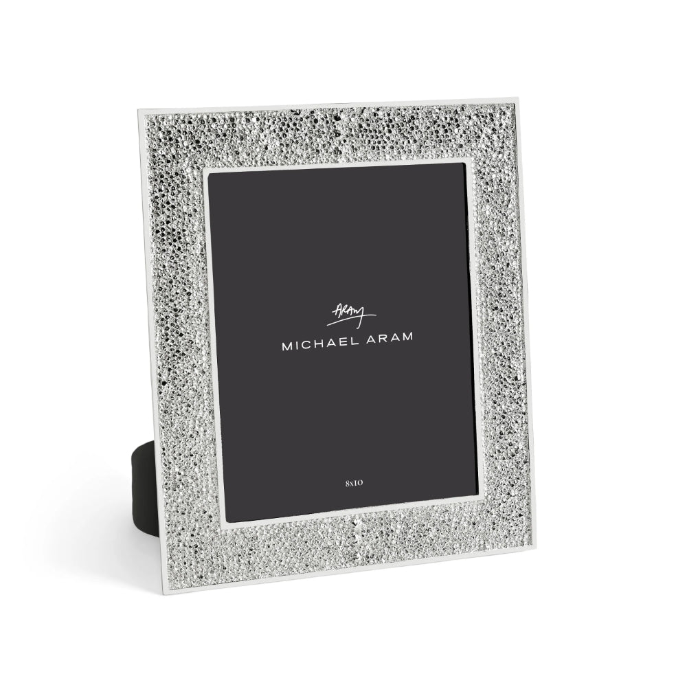 Michael Aram Shagreen Nickelplate Photo Frame with Subtle Shimmer