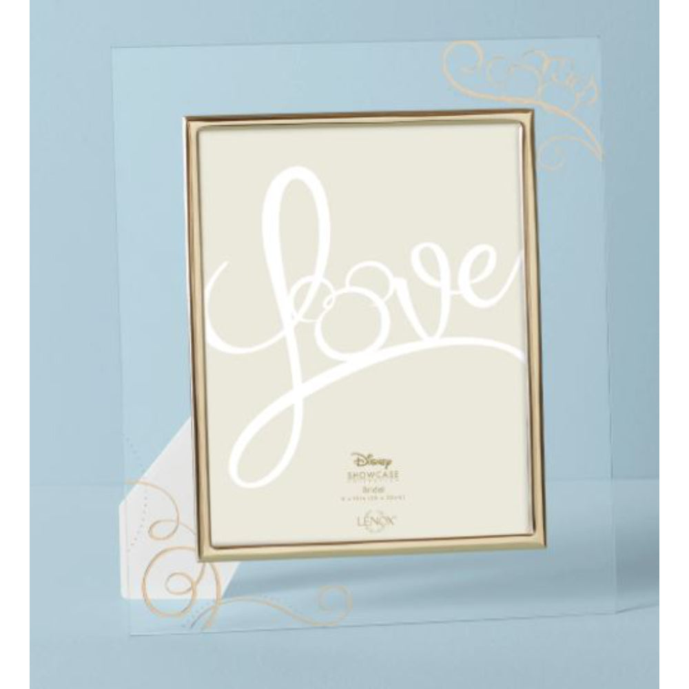 8x10 Disney Bridal Frame with 24k Gold Decal and Mickey Minnie Design