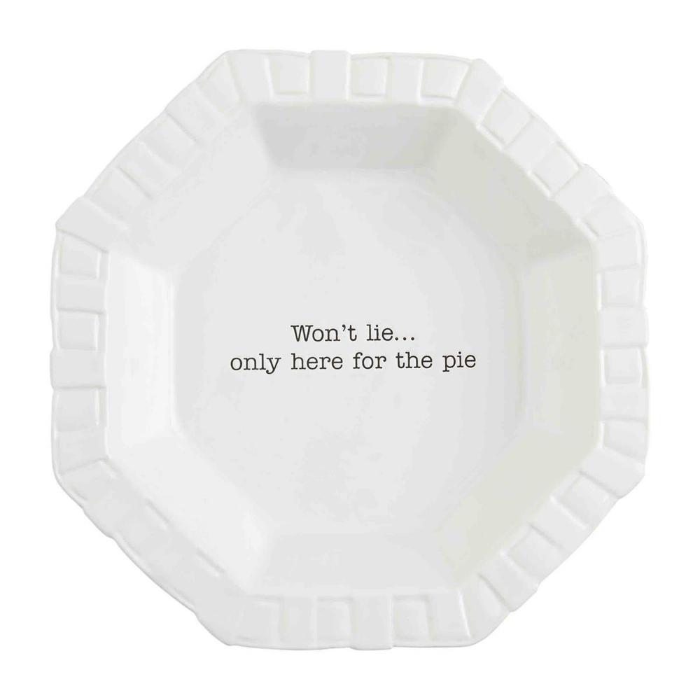 Mud Pie Ceramic Pumpkin Pie Dish and Cotton Ingredient Hand Towel Combo Set