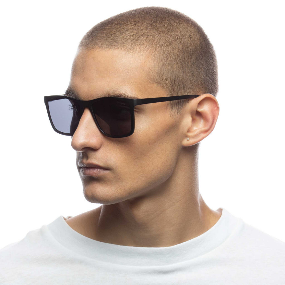 Le Specs Matte Black MASTER TAMERS Fashionable Sunglasses on Sale