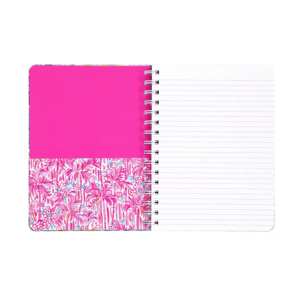 2024 Lilly Pulitzer Colorful Mini Notebook with Painted Pocket