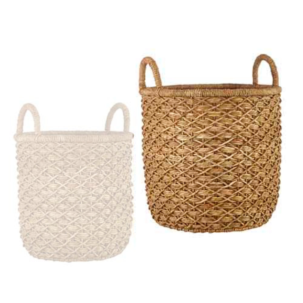 Hand - woven Basket with Handles for In - store Collection Only