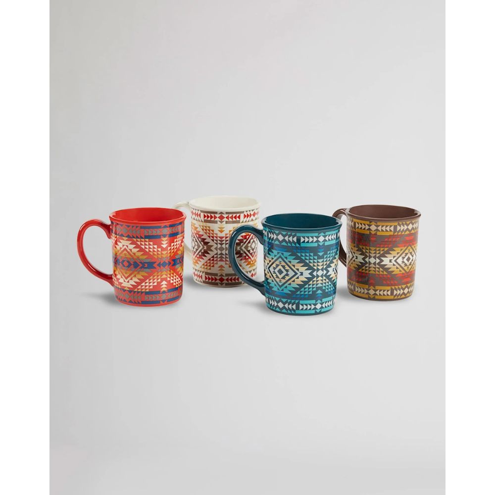 Pendleton Set of 4 Smith Rock Ceramic Coffee Mugs