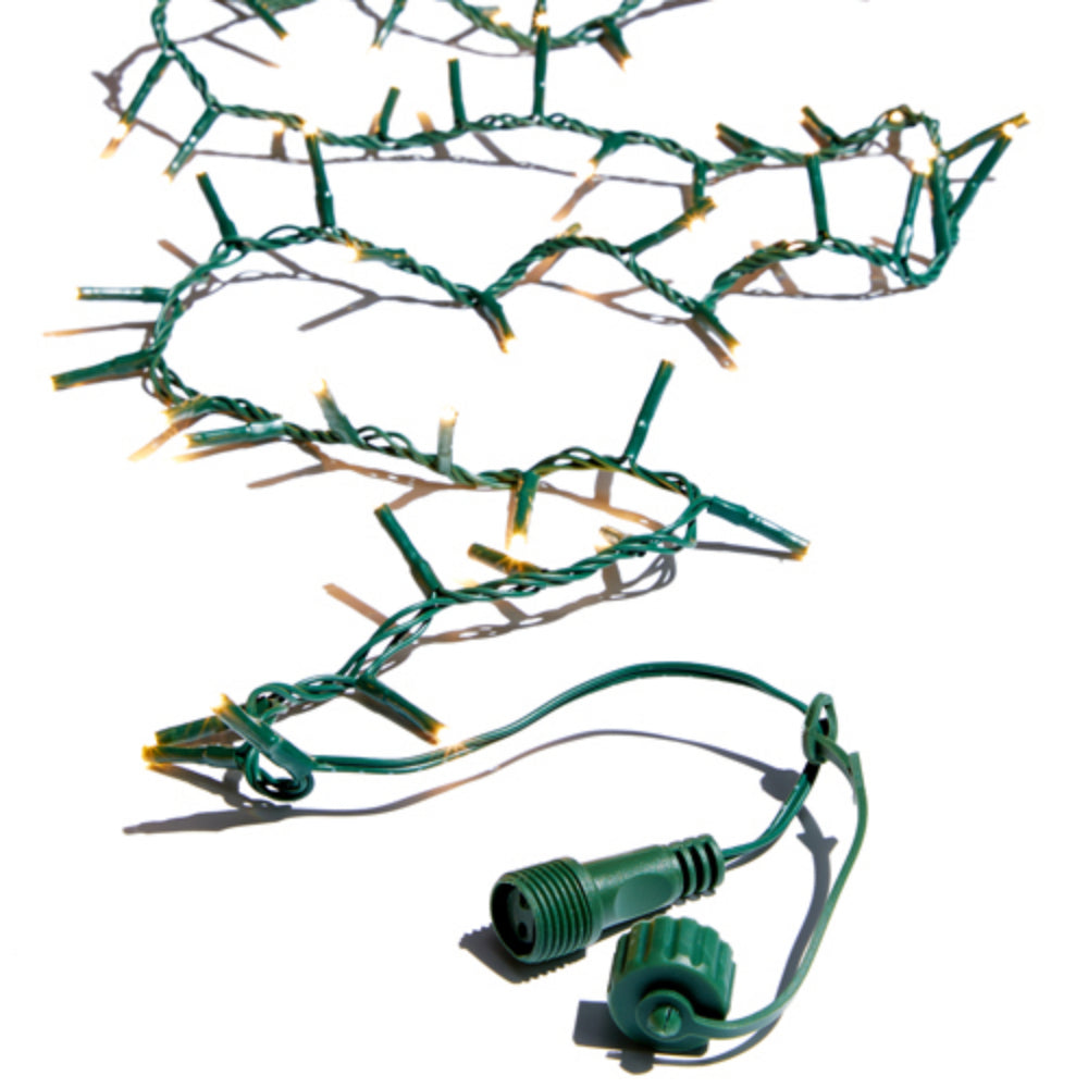 73.8 - Foot Connectable Snake - Shaped Green Wire Garland with 1000 White LED Lights for Indoor and Outdoor Decor