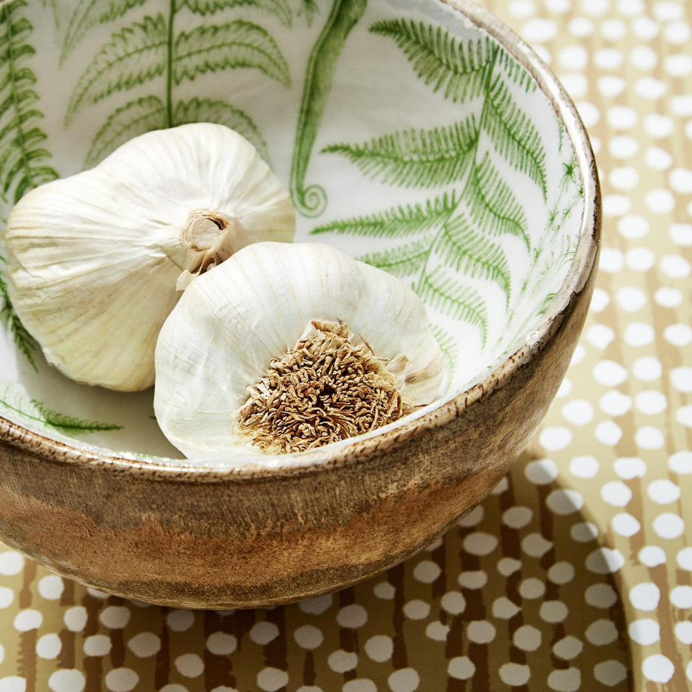 Exquisite Hand-Crafted Mango Wood Pedestal Bowls by Two's Company