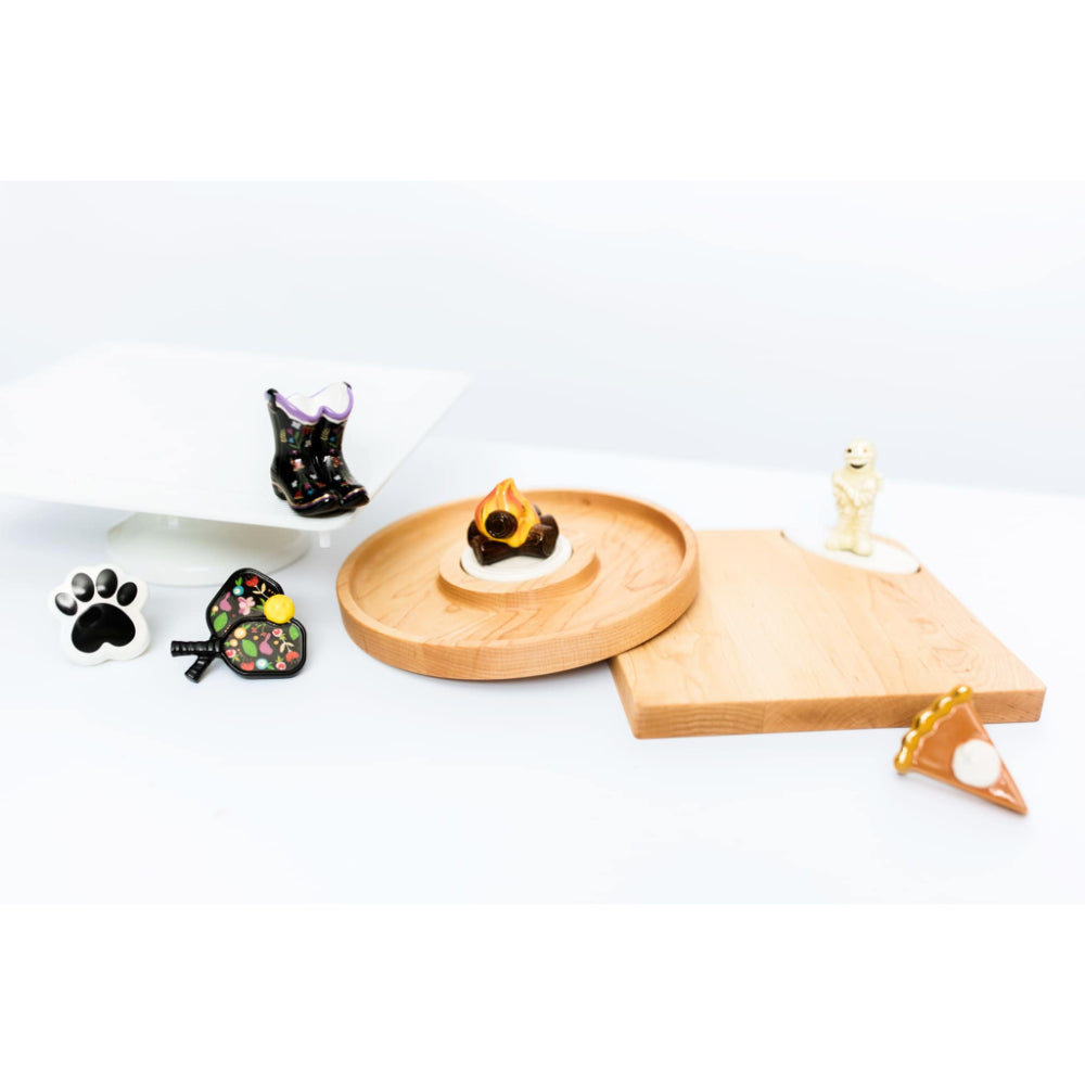 Nora Fleming Adorable Summer 2023 Pumpkin Pie Slice Decor