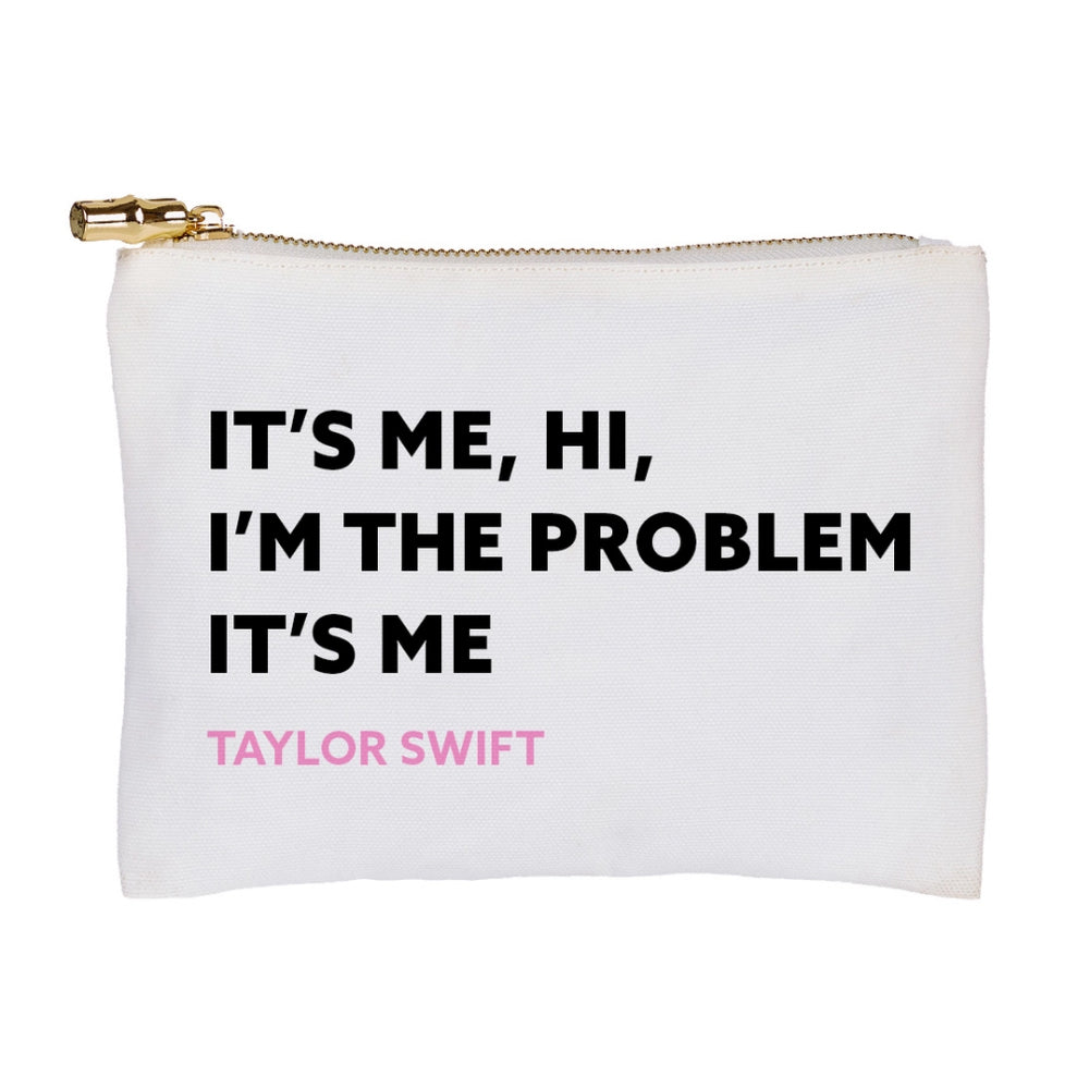 Sleek Taylor Swift-Inspired Flat Zip Travel Bag