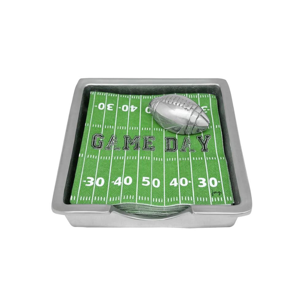 Mariposa Premium Football-Themed Signature Napkin Box Set for Game Day
