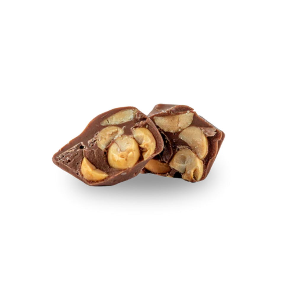 Bourbon Barrel Foods 4-Piece Box of Chocolate Bourbon Smoked Salt & Pepper Peanut Clusters