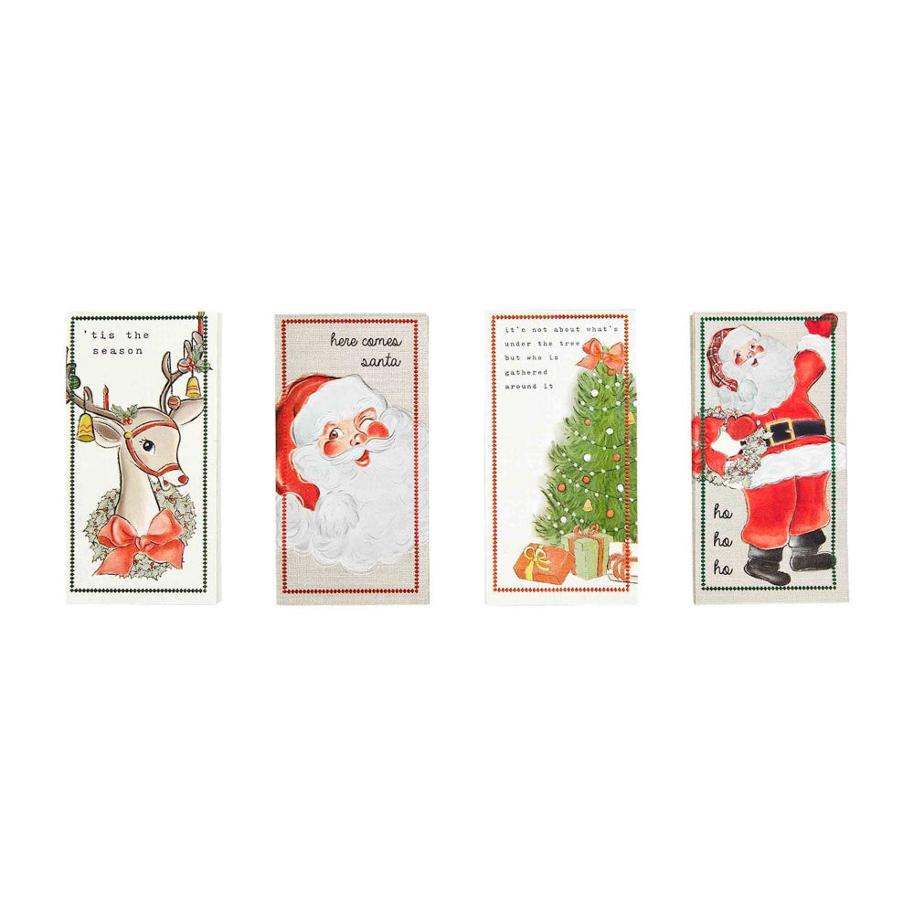 Mud Pie Christmas-themed Paper Guest Towel Set for Party Use