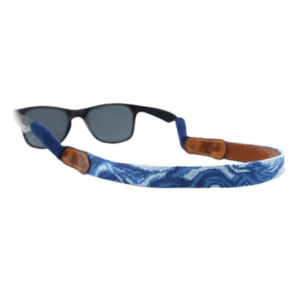 Stylish Smathers & Branson Riptide Hand - stitched Needlepoint Sunglasses Strap for Eyewear