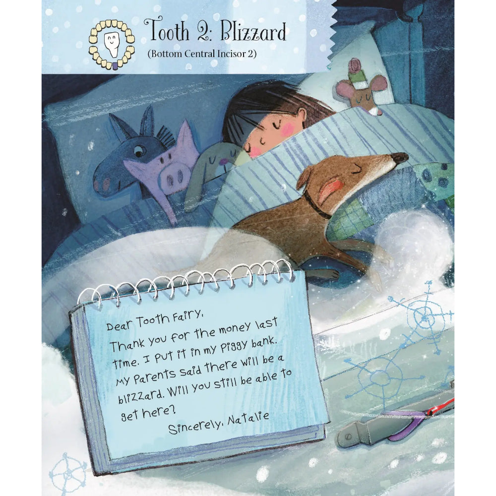 Charming Tooth Fairy Letters Book by Brooke Hecker