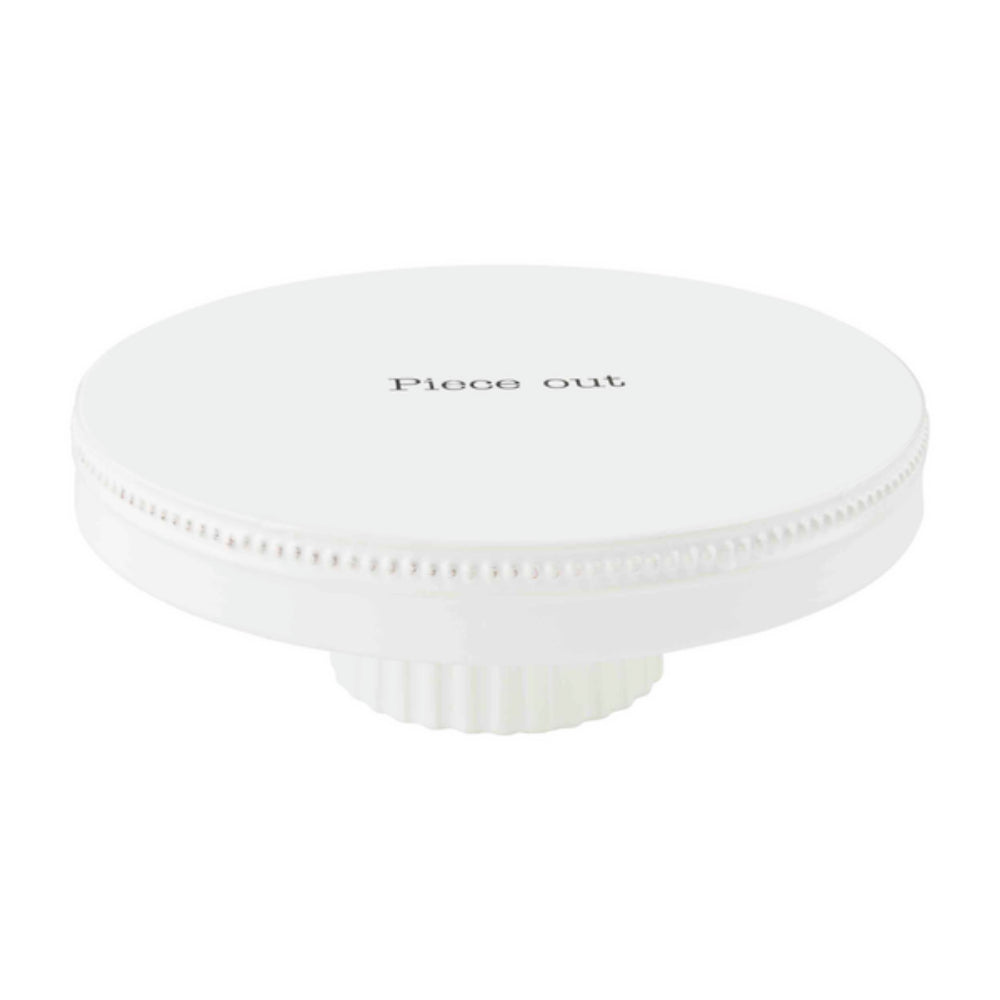 Mud Pie Reversible Dolomite Pedestal Chip and Dip Serving Set
