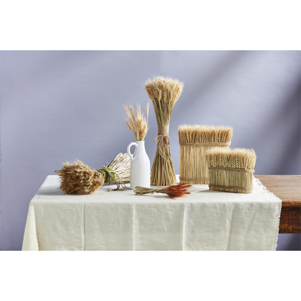 Mud Pie Decorative Preserved Wheat Stalk Bundle Bunch for Home Decoration