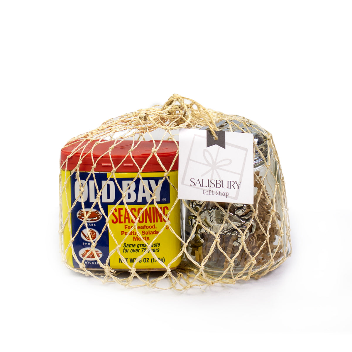 Salisbury Premium Blue Crab Seasoning Shaker and Old Bay Seasoning Gift Set for Culinary Delights