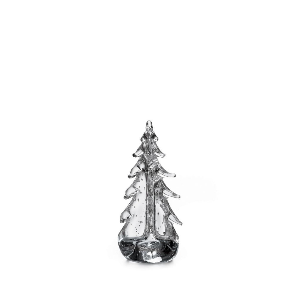 Simon Pearce Handmade Vermont Bubble Evergreen Glass Trees in Various Sizes