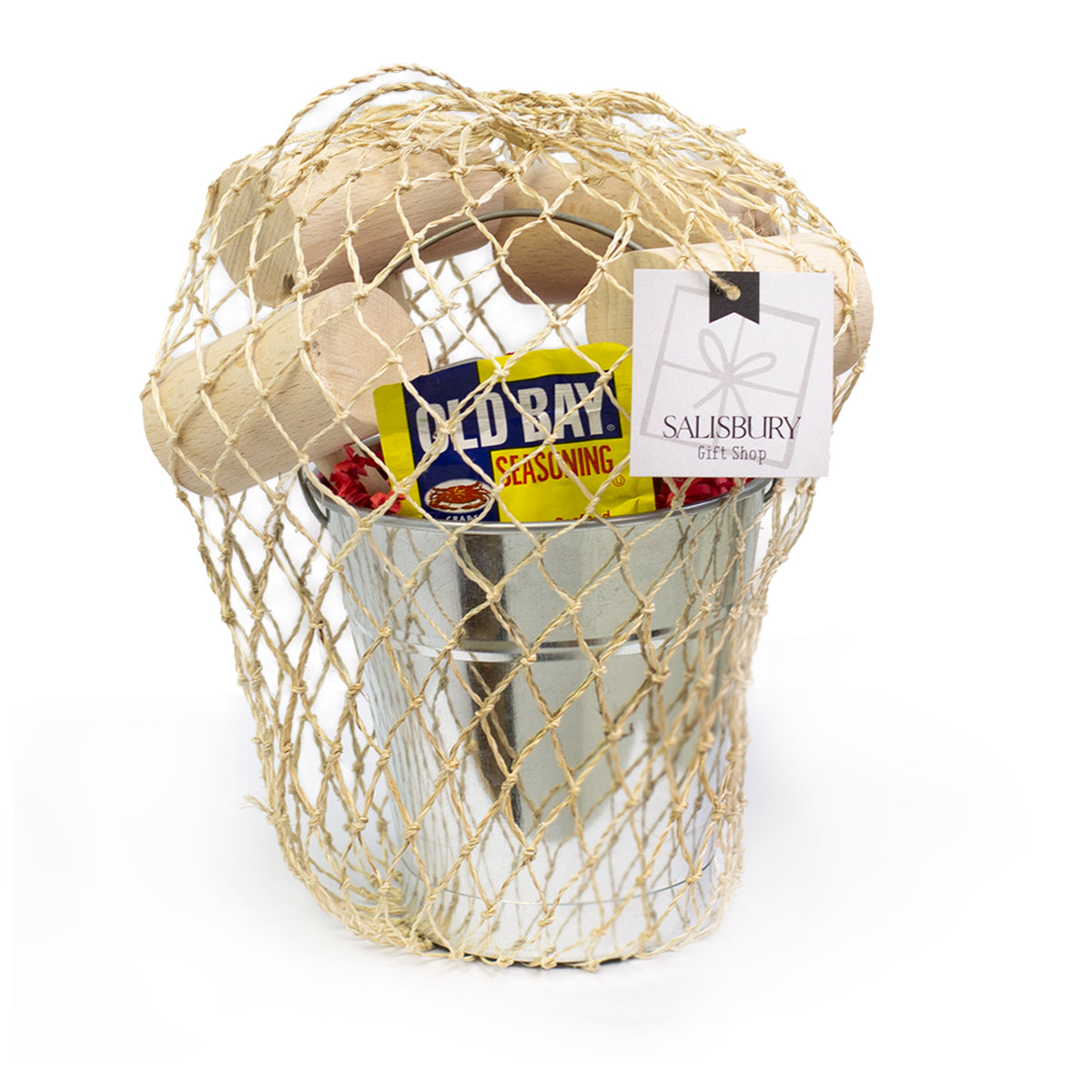 Salisbury Premium Crab Feasting Gift Set with 4 Crab Knives and 4 Wooden Mallets