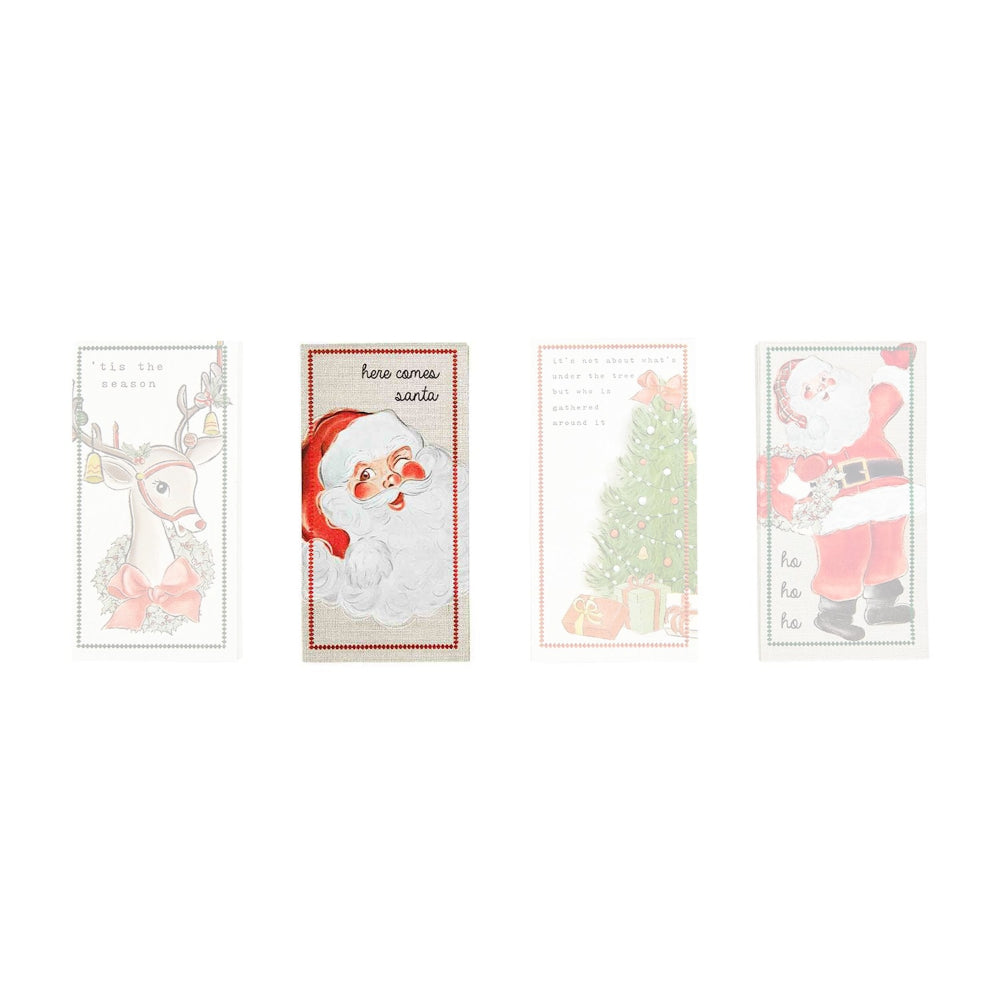 Mud Pie Christmas-themed Paper Guest Towel Set for Party Use