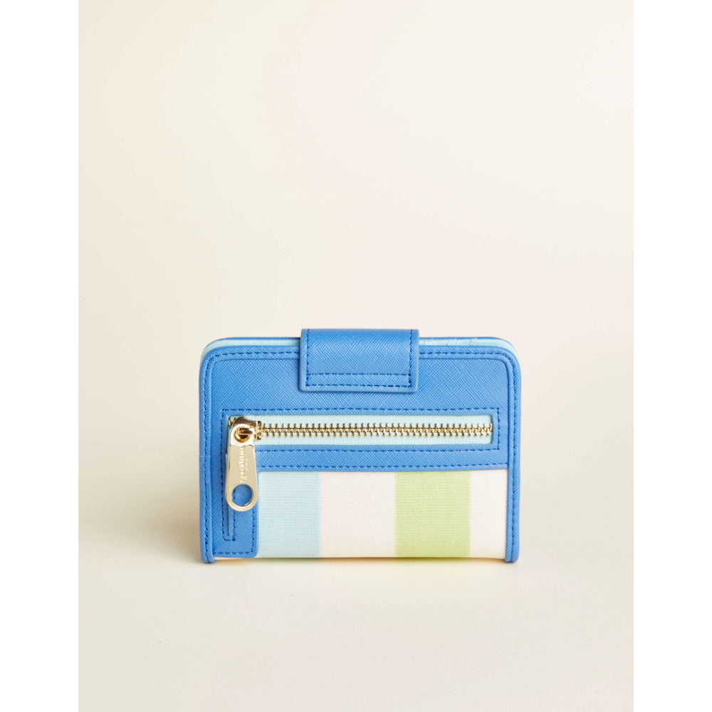 Spartina Overboard Stripe Yacht Club Mini Wallet - Easy to Clean