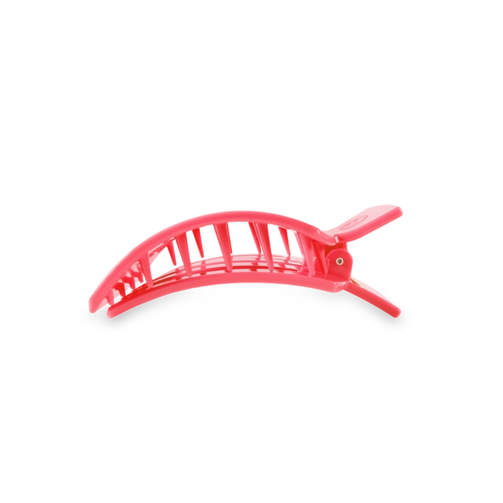 TELETIES Small Square Flat Boardroom Bikini Hair Clip for Thin to Medium Hair