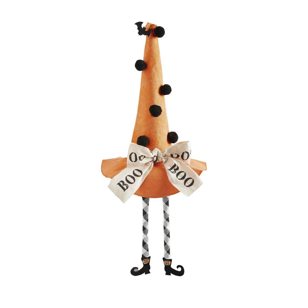 Mud Pie Oversized Hanging Leg Witch Hat Sitters - Decorative Items
