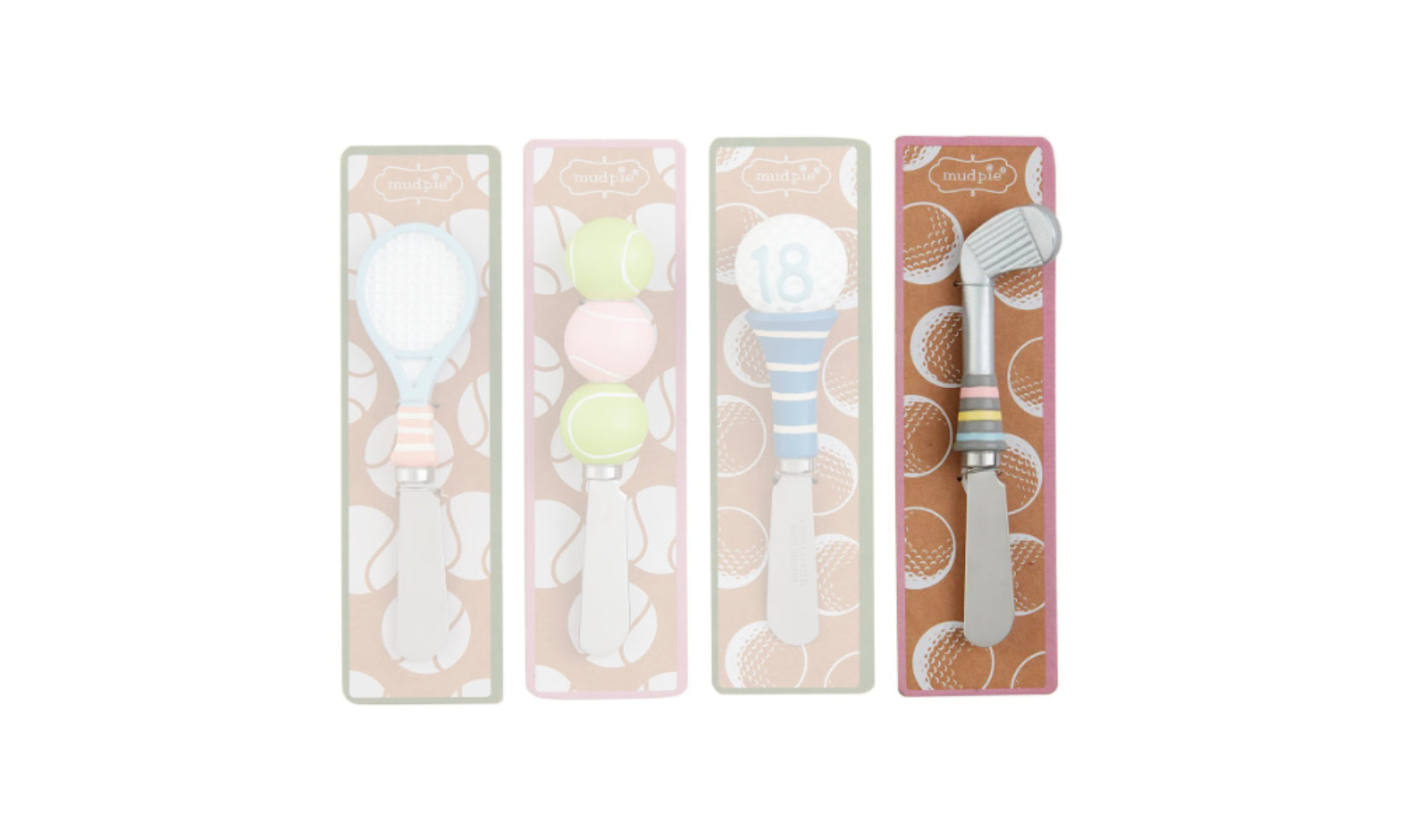 Mud Pie Separately-Sold Tennis and Golf Spreaders Set