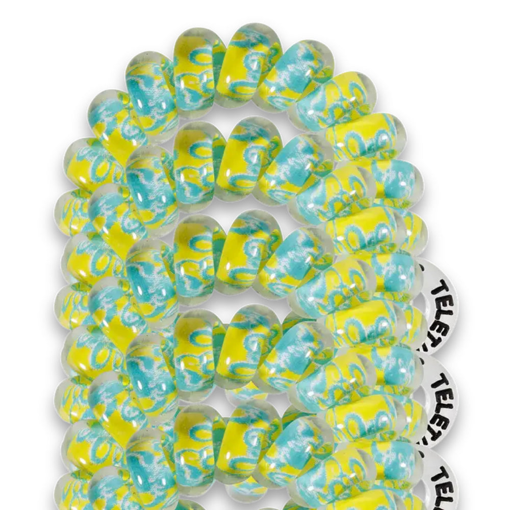 TELETIES Branded Tiny Hair Tie Set - Pack of 5 Pieces