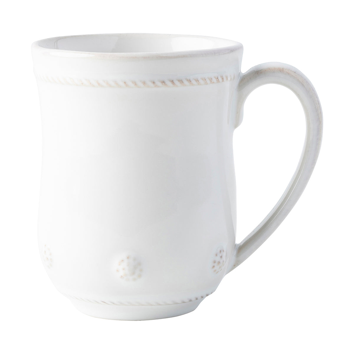 Juliska Berry & Thread White - Washed Cozy Mug for Your Favorite Drinks