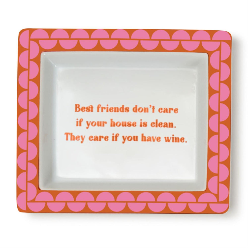 Two's Company Sassy Inspiring Phrase Desk Decorative Tray for Office or Home