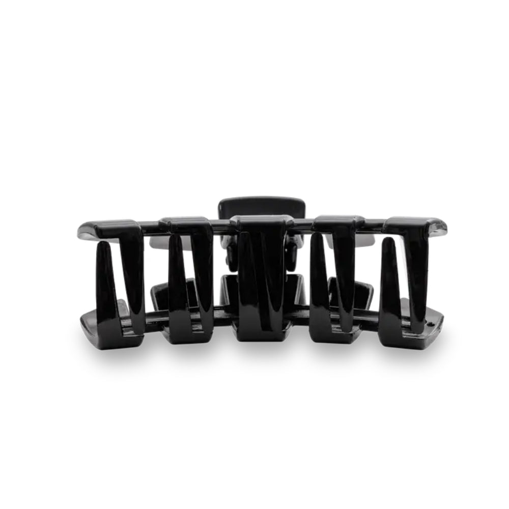 TELETIES Stylish Jet Black Hair Clips for All Hair Types