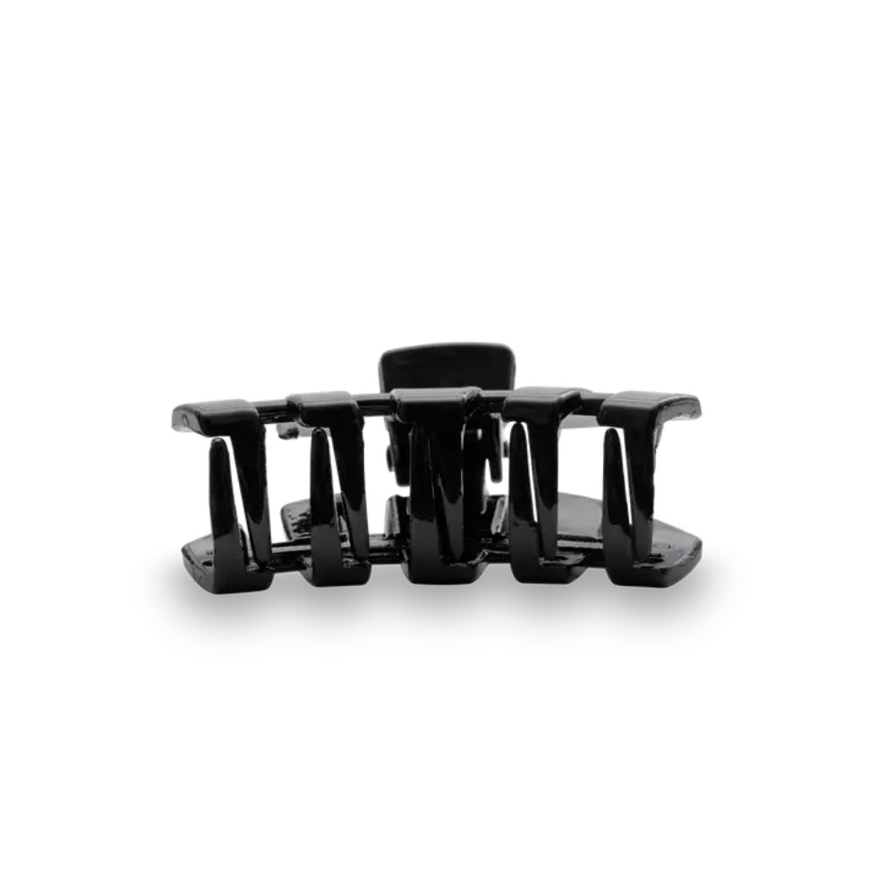 TELETIES Stylish Jet Black Hair Clips for All Hair Types