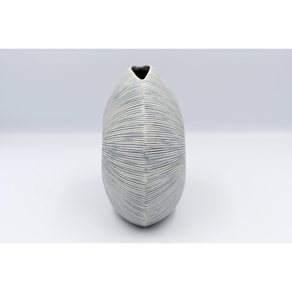 Medium Handmade Diva Round Porcelain Bud Vase for Decor