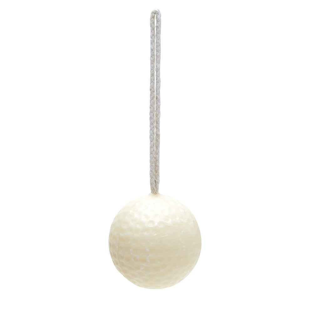 Triple French Milled Sea Salt Scented Golf Ball Soap on Rope in Gift Box