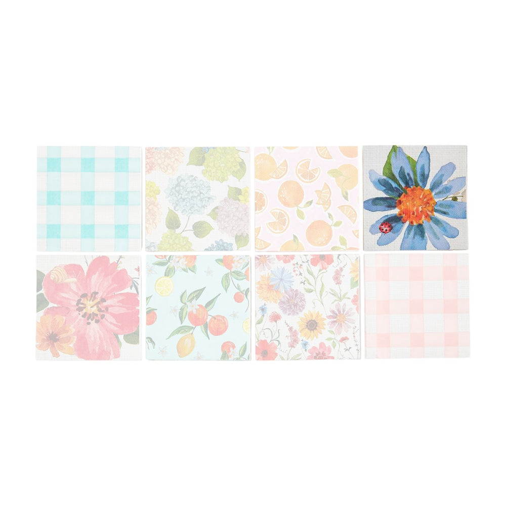 Mud Pie Spring-themed Individual Napkins in Various Designs