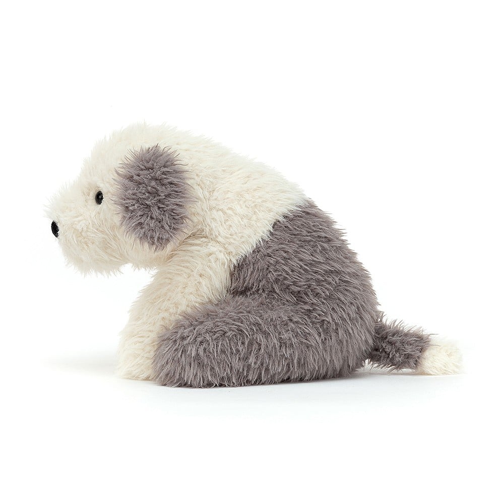 Adorable Jellycat Curvy Grey - Eared Sheep Dog Plush Toy