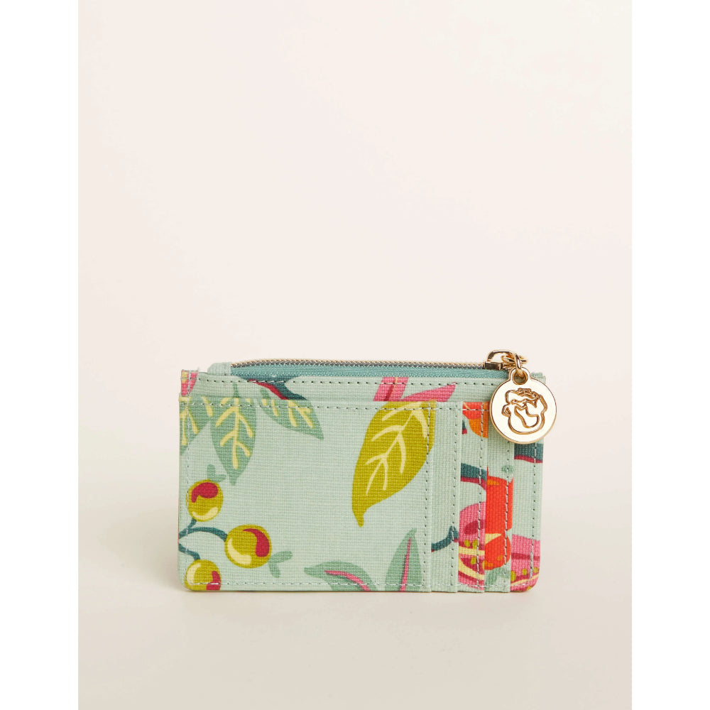 Spartina Richmond Hill Sea Foam Colorful Pattern Zip Card Holder for Easy Storage