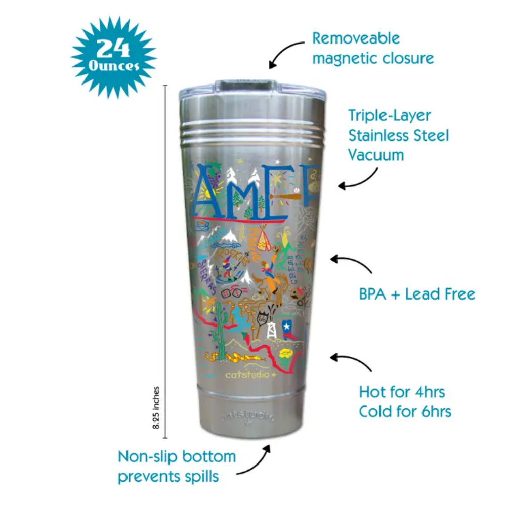 Catstudio Maryland Insulated Thermal Drinking Tumbler for Everyday Use