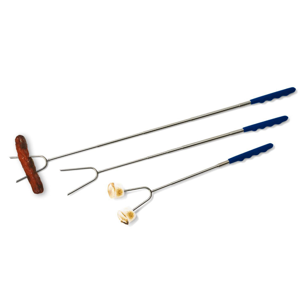 Two's Company Extendable Stainless Steel Hot Stuff Roasting Tool