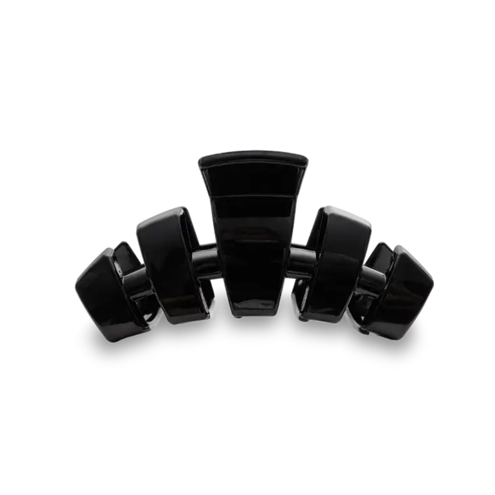 TELETIES Stylish Jet Black Hair Clips for All Hair Types
