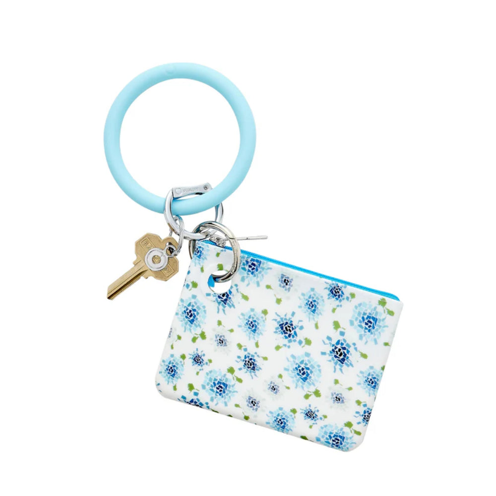 Oventure Mini Silicone Pouch with Fifty States Floral Design - Ideal Everyday Organizer